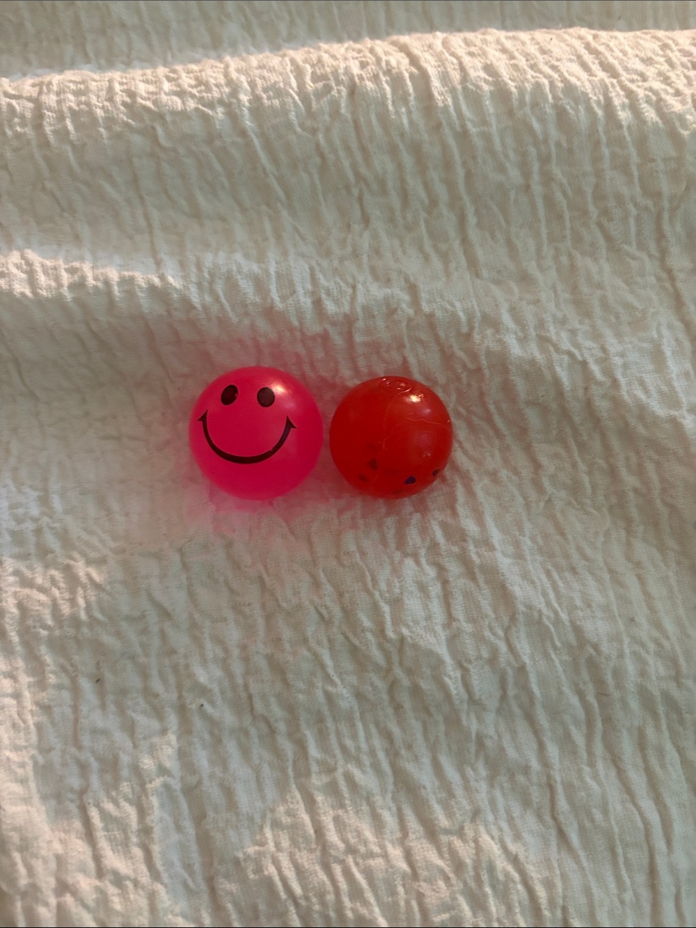 Pink Smiley Bouncy Ball - Kids Toy